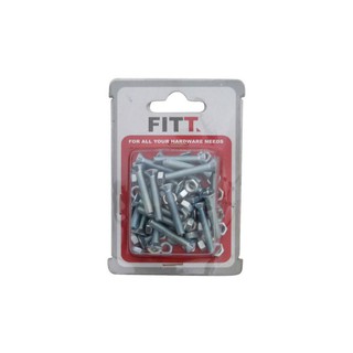 สกรูเกลียวมิลน็อต JF 5X30MM 25ตัว | FITT | 8851326951604 สกรู, น๊อต อุปกรณ์ยึดติด ต่อเติมซ่อมแซมบ้าน สกรูเกลียวมิลน็อต J