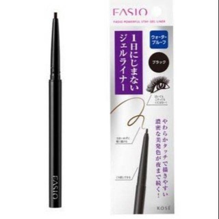 Fasio Powerful stay gel eyeliner BK001 ดำ อายไลเนอร์