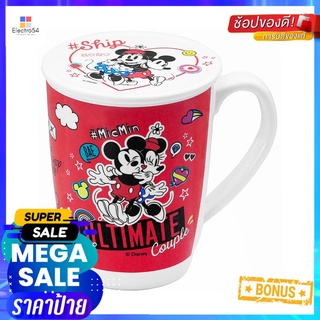 ถ้วยหู+ฝาเมลามีน 450 มล. SUPERWARE MICKEY COUPLEMELAMINE MUG+LID 450ML SUPERWARE MICKEY COUPLE