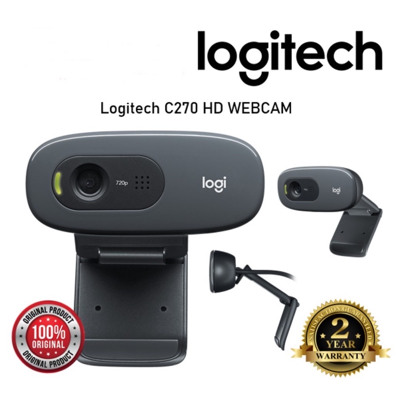 กล้องเวปแคม WEBCAM LOGITECH รุ่นC270 BLACK C270 HD WEBCAM