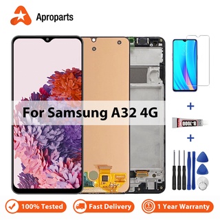 อะไหล่หน้าจอสัมผัส LCD แบบเปลี่ยน สําหรับ Samsung Galaxy A32 4G A325 SM-A325F/DS