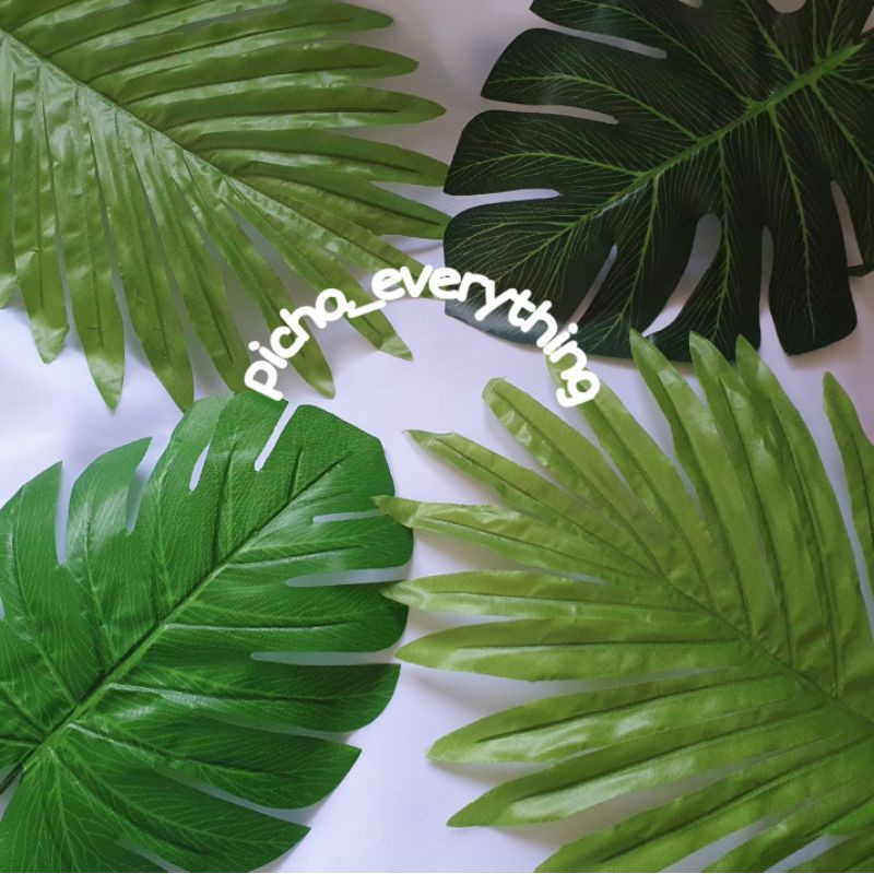 [พร้อมส่ง]🍃ใบไม้ปลอมใบไม้พลาสติก🍃