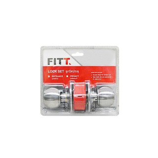 ลูกบิดทั่วไป FITT 587 ฝาเล็ก หัวกลม STAINLESS STEEL | FITT | 587SS ฝาเล็ก ลูกบิด ลูกบิด Door Hardware Super shock Sales