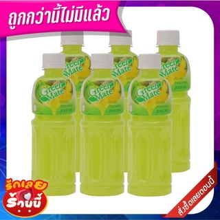 กรีนเมท น้ำฝรั่งผสมสับปะรด25% 400 มล. แพ็ค 6 ขวด Green Mate Guava Pineapple 400 ml x 6