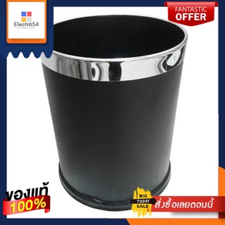 ถังขยะกลม PVC M EKO ดำPVC M EKO Round Trash Bin Black