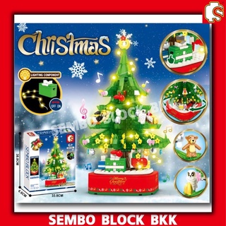 เลโก้SEMBO  BLOCK noSD601097-486pcs byMMTIMEต้นคริสต์มาสหมุนได้