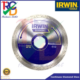 Irwin ใบตัดเพชร ตัดแห้ง/เปียก Wet / Dry Continuos Diamond Discs