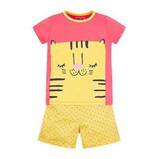 Mothercare ชุดนอนเด็ก แขนสั้น+ขาสั้น PINK TIGER SHORTIE