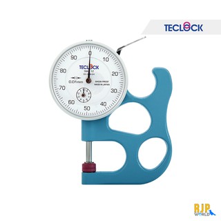 Teclock ไดอัลเกจวัดความหนา ขนาด10มิล ความละเอียด 0.01มิล รุ่น SM-112 - Dial Thickness Gauge Range 10mm. Graduation 0.01