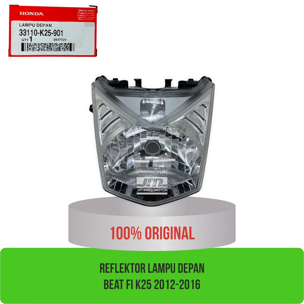 ตัวสะท้อนแสงไฟหน้า Beat fi K25 2012-2016 33110-K25-901 33100-K25-901
