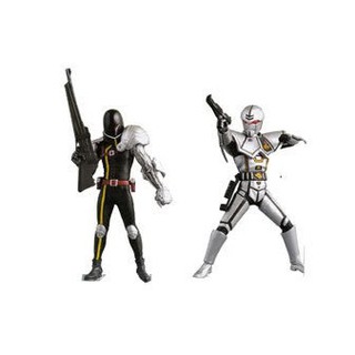 BANDAI MASKED RIDER : ULTIMATE SOLID THE DARK HERO PART 2 : เศษ 2 ตัวละครสุดเทห์ HD BIOHUNTER SILVEA + TOPGUNDER ของแท้