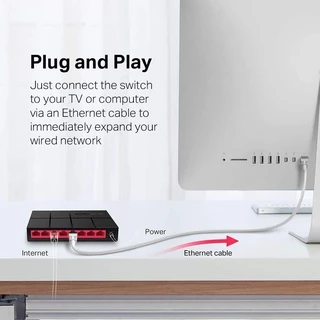 สวิตซ์ฮับ MERCUSYS (MS108G / MS105G) Gigabit Switching Hub 8 Port 10/100/1000 Mbps ประกัน 1 ปี