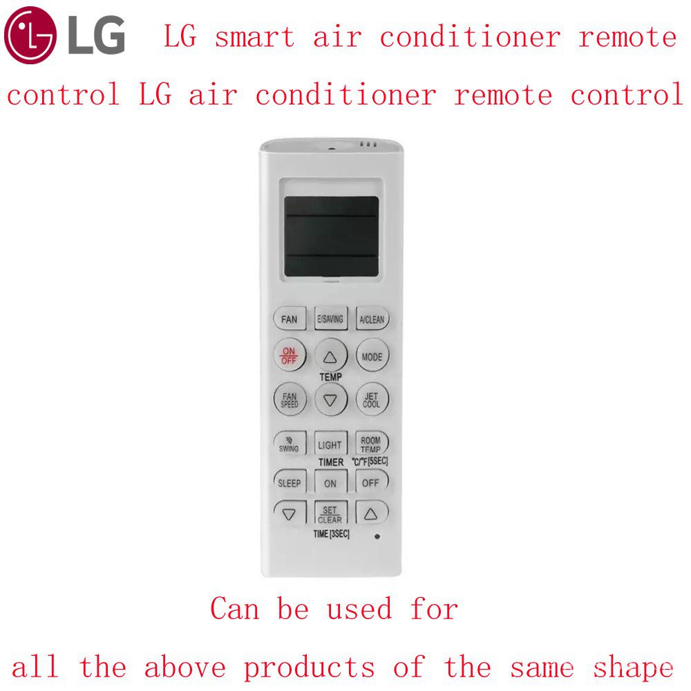 สําหรับรีโมทคอนโทรลเครื่องปรับอากาศ lg ทั้งหมด AKB73315601 Applicable to LG air conditioning remote controllers.