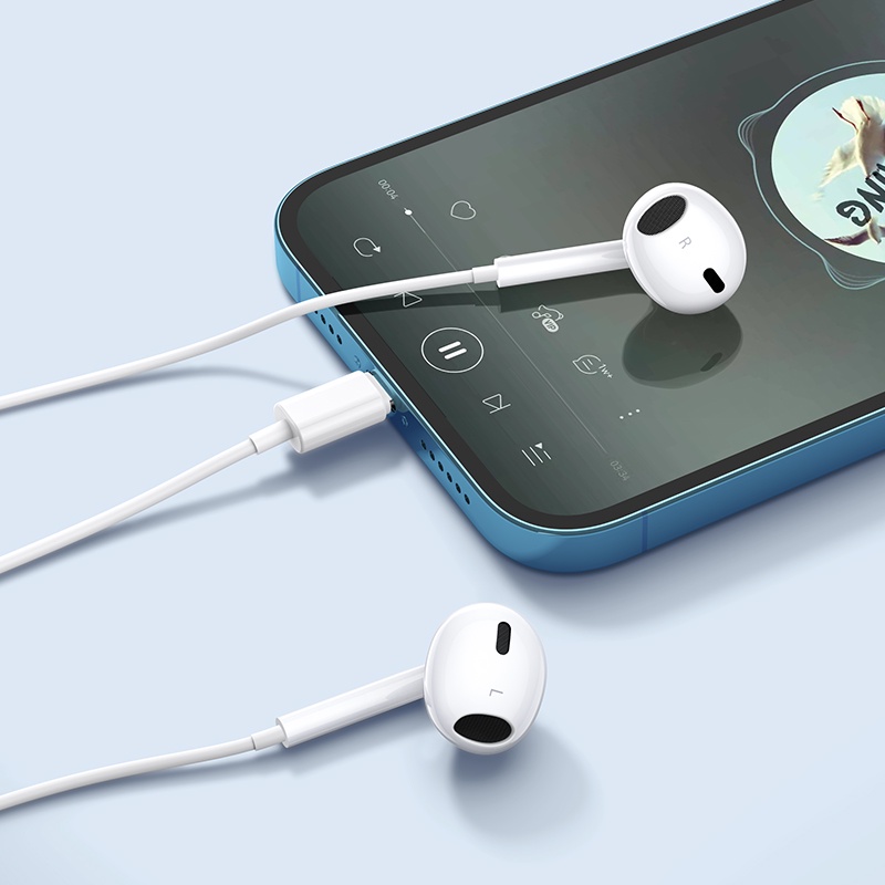 KIVEE หูฟัง Type C i15/16 หูฟังแบบมีสาย โทรด้วยเสียง ไมโครโฟน ของแท้100% earphone Samsung Oppo VIVO HUAWEI