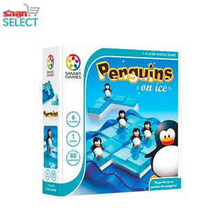 Smart Games, Penguins On Ice ของเล่นฝึกสมอง รูปแบบขั้วโลก ให้วางนํ้าแข็งซึ่งเป็นบล๊อกทั้งหมด 5 ชิ้น และเพนกวิน ตามโจทย์