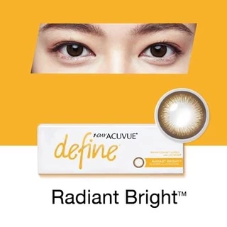 [โปรดระบุค่าสายตาในหมายเหตุถึงผู้ขาย] Acuvue : 1-Day Acuvue Define คอนแทคเลนส์สีรายวัน (1 Box : 15 Pairs)