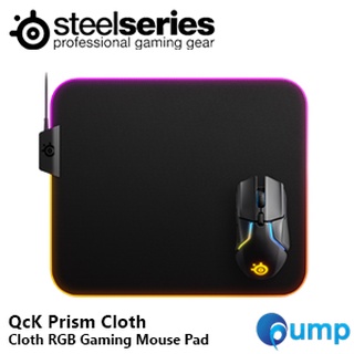 (ใส่โค้ด INC12EL ลดเพิ่ม 70.-) Steelseries QcK Prism Cloth RGB Gaming Mouse Pad - M