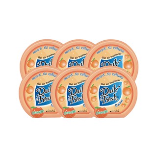 เดลิเฟรช เจลหอม กลิ่นส้ม 60 กรัม (6 ชิ้น) Deli Fresh Orange Scented Gel 60 g. (6 pcs.)