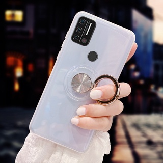 Umidigi A11 Pro Max / Umidigi A9 Pro เคสโทรศัพท์ แม่เหล็ก รถ แหวนนิ้ว ที่ใส่ TPU นุ่ม เคสด้านหลัง