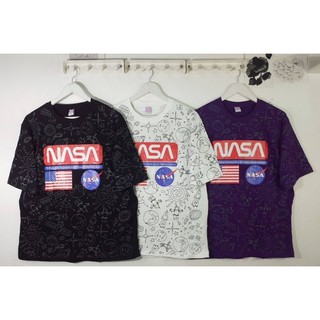 Live เสื้อโอเวอร์ไซส์ ลาย Nasa สกรีนทั้งตัว