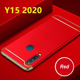 เก็บเงินปลายทาง Case Vivo Y15 2020 เคสโทรศัพท์วีโว่ วาย15 เคสประกบหัวท้าย เคสประกบ3 ชิ้น เคสกันกระแทก