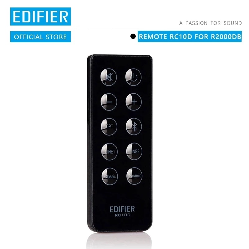 Edifier R2000DB อุปกรณ์เสริม รีโมตไร้สาย RC10D สําหรับลําโพงชั้นวางหนังสือ
