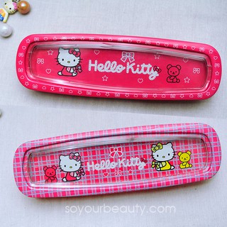 กล่องดินสอเหล็กคิตตี้ 2 ชั้นแท้ แสนน่ารัก Hello Kitty Made in Korea