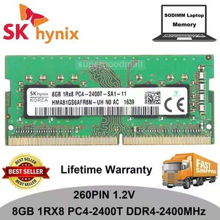 Sk Hynix 8Gb 1Rx8 Pc4-2400 T Ddr4-2400 Mhz 260 Pin 1.2 V SODIMM Laptop Memory RAM(SODIMMแรมหน่วยความจำแล็ปท็อป)