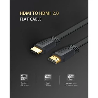 UGREEN รุ่น ED015 สาย HDMI to HDMI รองรับ 4K 60Hz / FHD 144Hz สายยาว 1.5 - 3m สายแบบแบน
