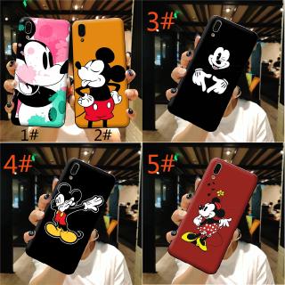 มิกกี้เม้าส์น่ารัก เคสนิ่ม เนื้อซิลิโคน VIVO Y53 Y55 Y81 Y85 V5 V7 V11 V15 Pro Case