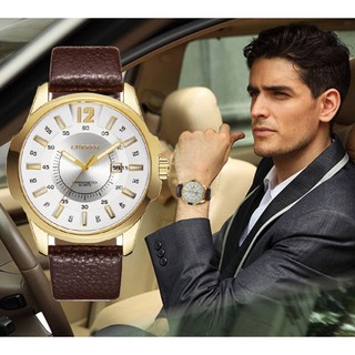 Curren นาฬิกาข้อมือผู้ชาย Geniue Leather สุดฮิต รุ่น C8123