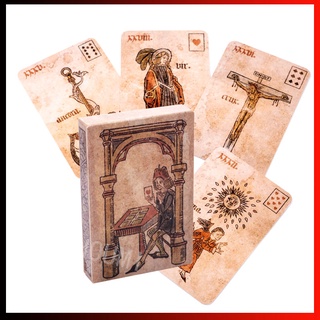 การ์ดระบุตัวอักษรภาษาอังกฤษ Silson Lenormand Oracle