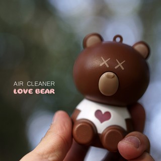 ป้องกันฝุ่น PM2.5 และเชื้อโรค ด้วยเครื่องฟอกอากาศ กำจัดฝุ่น พกพา Lovely Bear 🐻 Portable Air Purifier