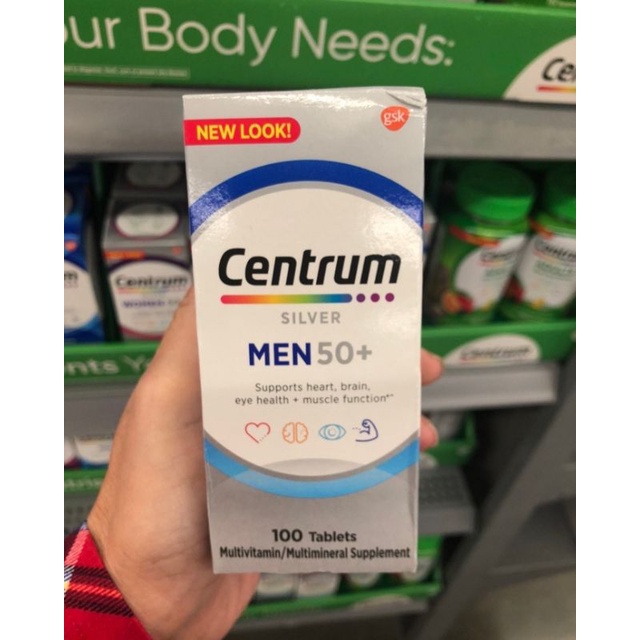 ใหม่ค่ะ 👉วิตามินสำหรับ ผู้ชายCentrum Silver Multivitamin for Men 50+