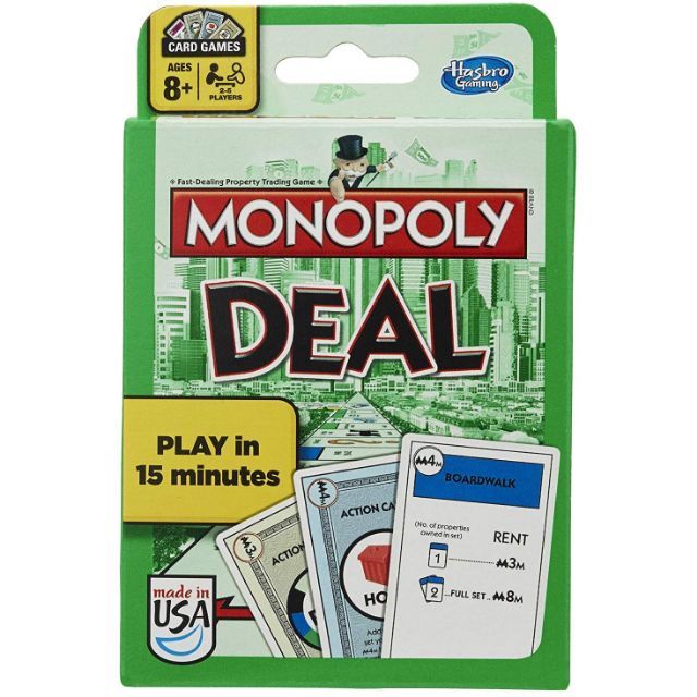 Hasbro Monopoly Deal Card Game เกมเศรษฐีแบบไผ่
การ์ดเกม