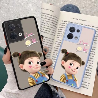 เคส Oppo Reno8 5G เคส Reno 8 Pro 8z 7z 5 6 7 Pro 5G Case เคสกันกระแทก TPU แข็ง ป้องกันด้านหลัง เคสโทรศัพท์ PC เคลือบด้าน