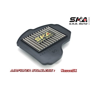 SKA. Airfilter กรองสแตนเลส สำหรับ Nouvo SX ตรงรุ่น เกรดพรีเมี่ยม ขับสนุก รอบมา บิดติดมือ!!