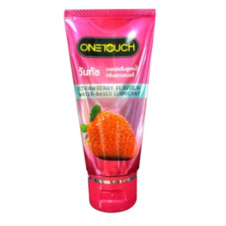 Onetouch Strawberry เจลหล่อลื่น กลิ่นสตอเบอรี่ Lubricant 75 ml.