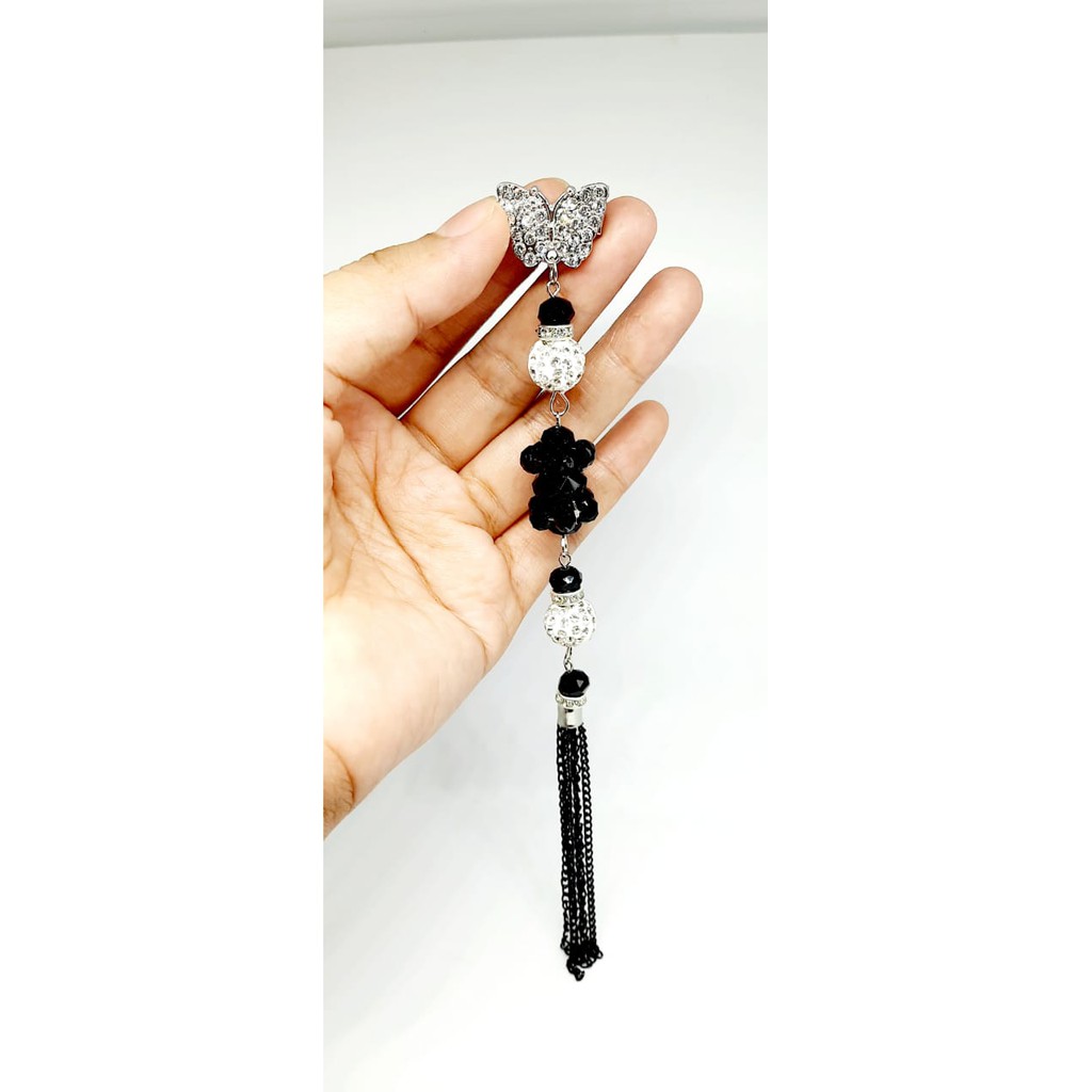 Ghania fashion.shop-GRAPE CRYSTAL JURAI BroCH