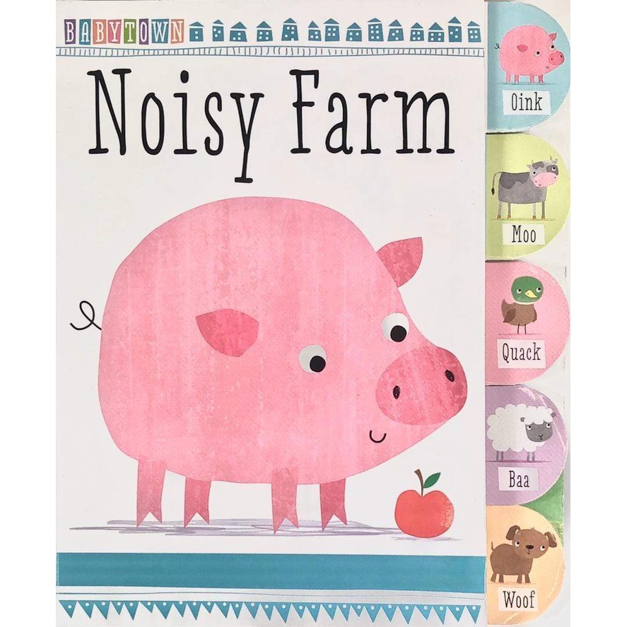 BBW หนังสือ Babytown Tabbed Noisy Farm ISBN: 9781783939244