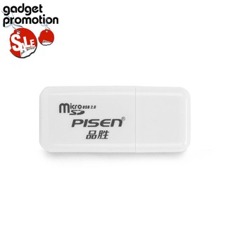 Pisen card reader สำหรับ micro SD card (เมมโทรศัพท์) (White)