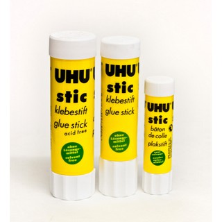 ๊UHU Glue Stick กาวแท่ง ยู้ฮู เนื้อกาวสีขาว จำนวน 1 ชิ้น