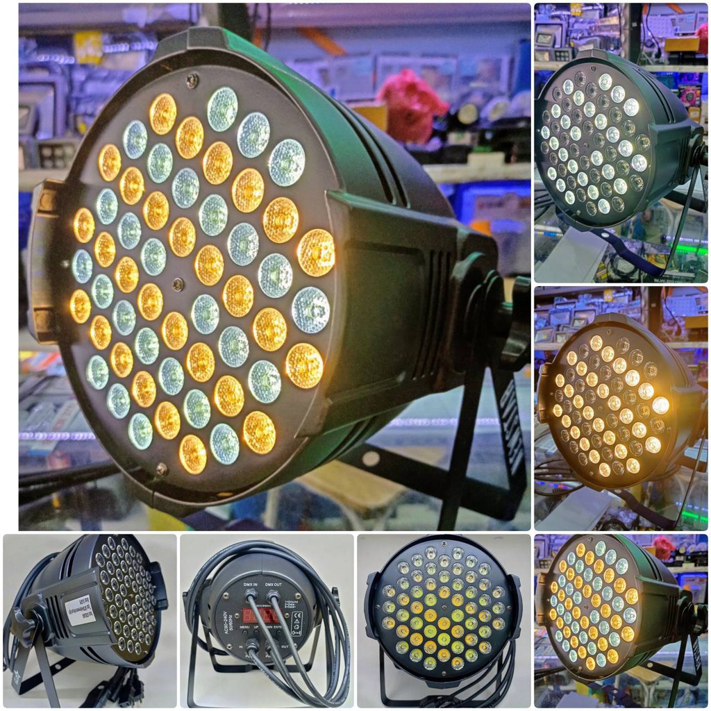 ไฟพาร์ Par 54led* 3w,5w แสงวอร์ม ขาว warm white [มี 4 ตัวเลือกให้กด] LED Par 54Led  ไฟดิสโก้ Disco l