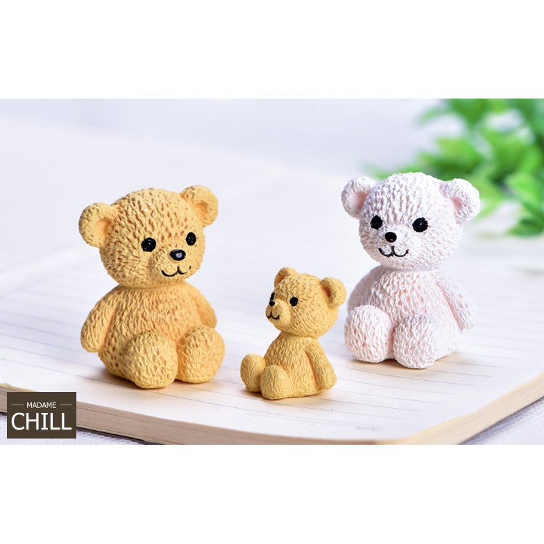 [MC963] ตุ๊กตุ่นจิ๋ว หมีน้อย 3 สี (1 ตัว ราคา 10, 15 บาท)