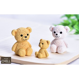 [MC963] ตุ๊กตุ่นจิ๋ว หมีน้อย 3 สี 🐻 (1 ตัว ราคา 10, 15 บาท)