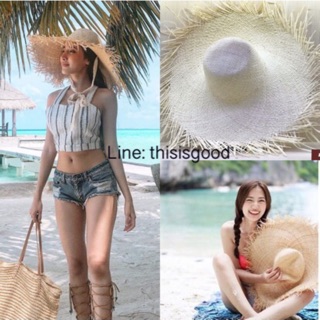 หมวกสานวัสดุธรรมชาติ100%