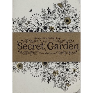 สมุดบันทึก 3เล่มชุด SECRET GARDEN Johanna Basford