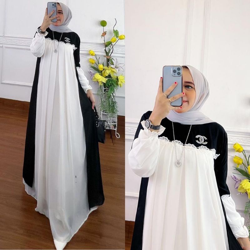 Alysa dress maxi gamis แฟชั่นมุสลิม