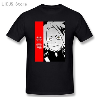 เสื้อยืดผู้ เสื้อเชิ้ต ผ้าฝ้าย 100% พิมพ์ลายการ์ตูนอนิเมะ My Hero Academy Boku No Hero Academia Inspired สําหรับผู้ชาย L