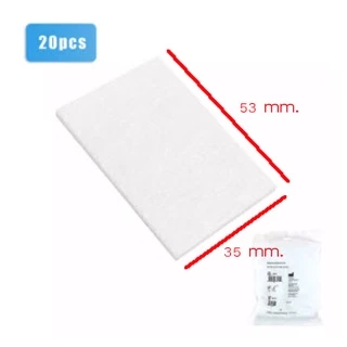 20แผ่น hepa Filter แผ่นกรองสำหรับเครื่อง CPAP ResMed ตัวกรองอเนกประสงค์ สำหรับ AirSense AirCurve 10
